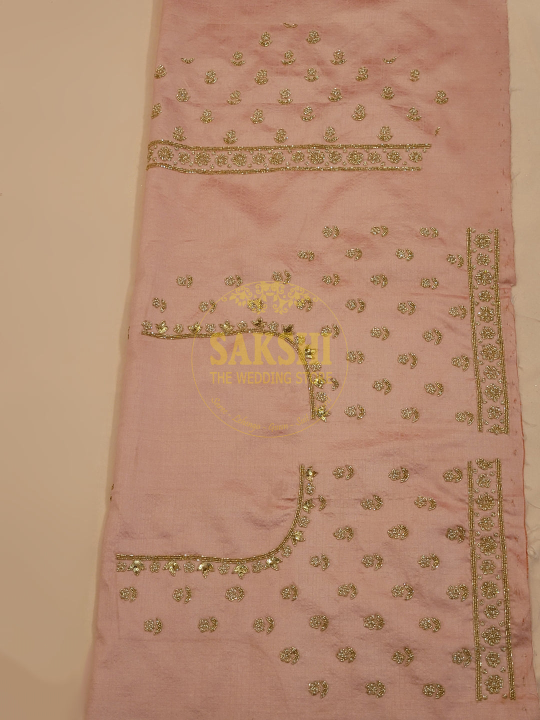 Light Peach Handwork Lehenga