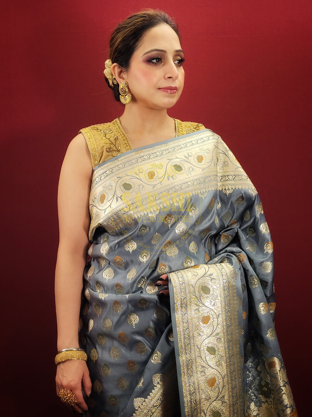 Party Wear Banarasi Saree