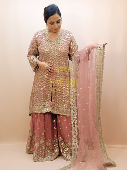 Heavy Wedding Pakistani Sharara Suit for Women