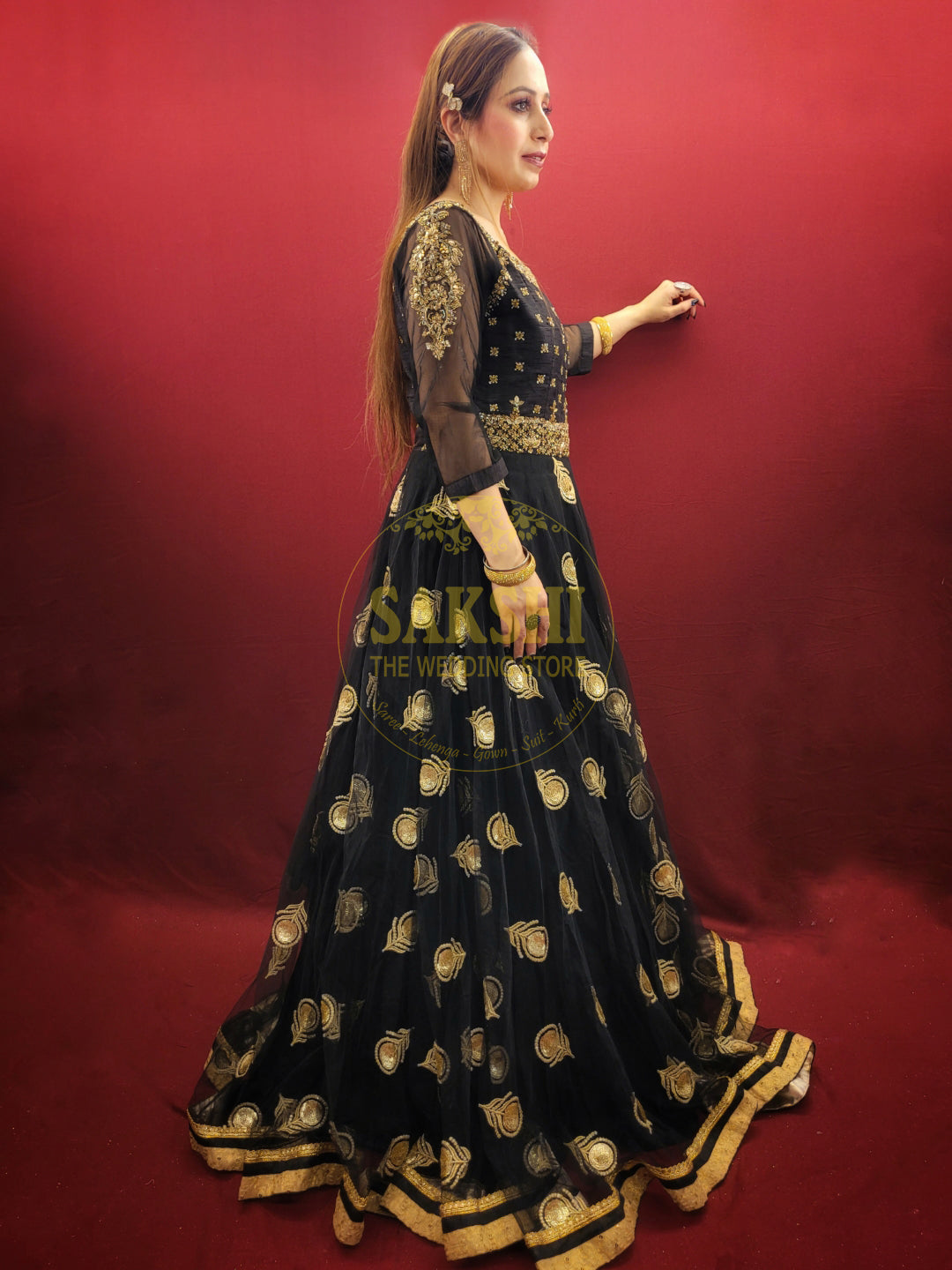 Black Party Wear Gown