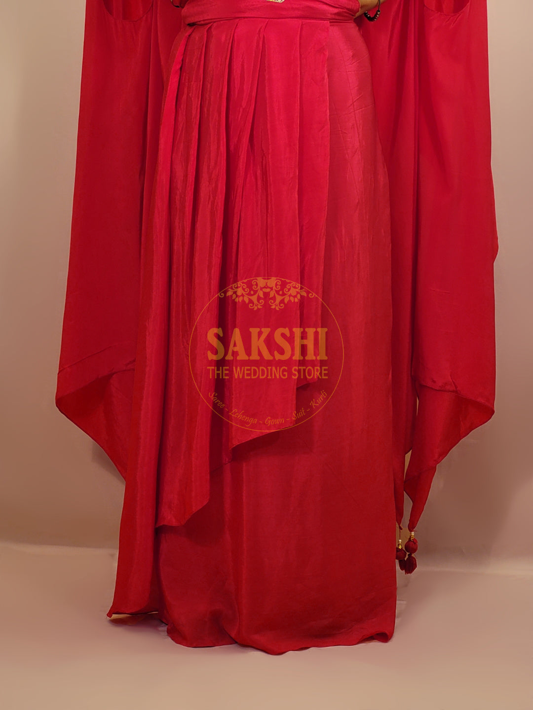 Rani Pink Indowestern Kaftaan and Cowl