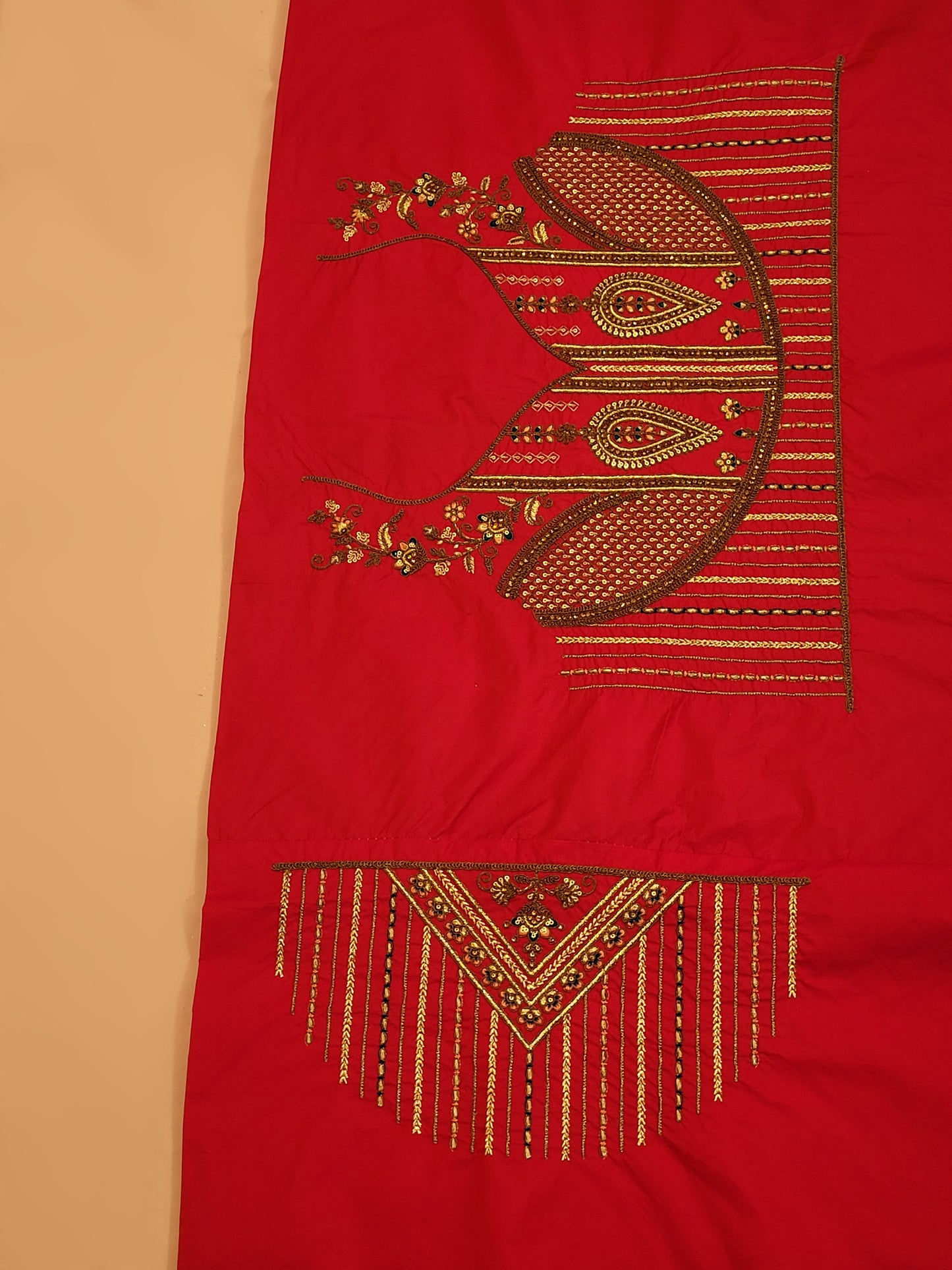 Blue Banarasi Unstitched Lehenga Set