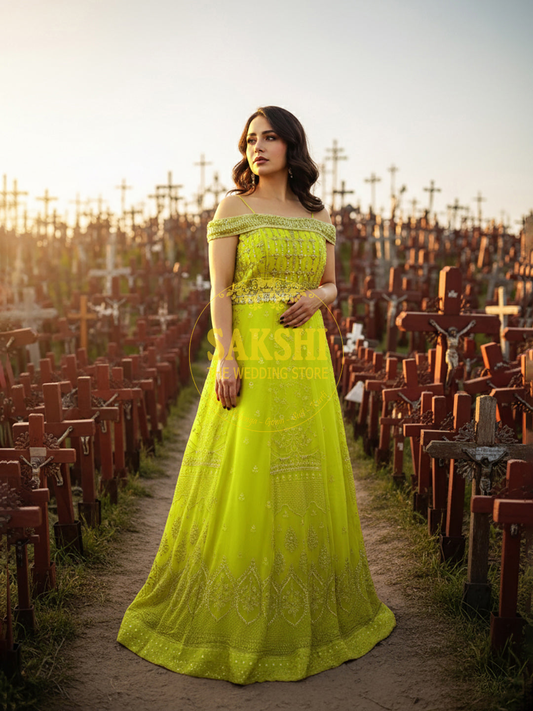 Indo-Western Anarkali Suit