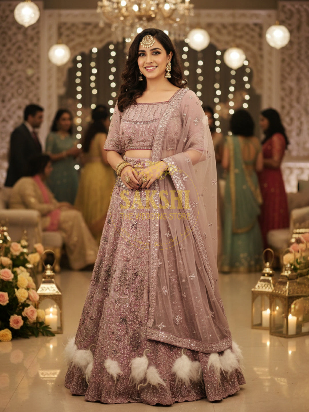 Onion Pink Georgette Lehenga Choli