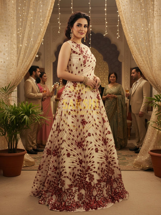 Creme Bridal Gown