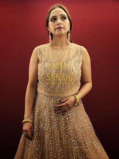 Beautiful Peach Engagement/ Reception Gown