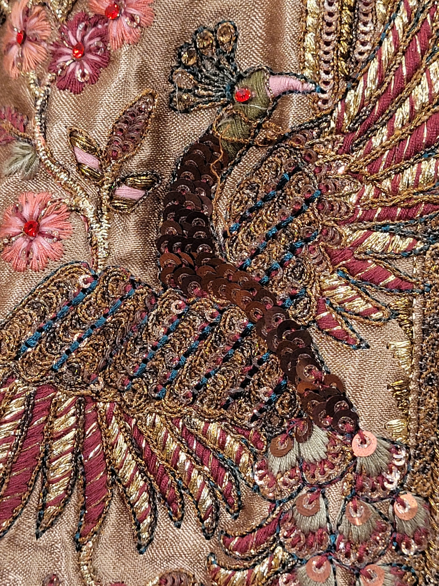 Golden Velvet Heavy Flare Lehanga with Double Dupatta