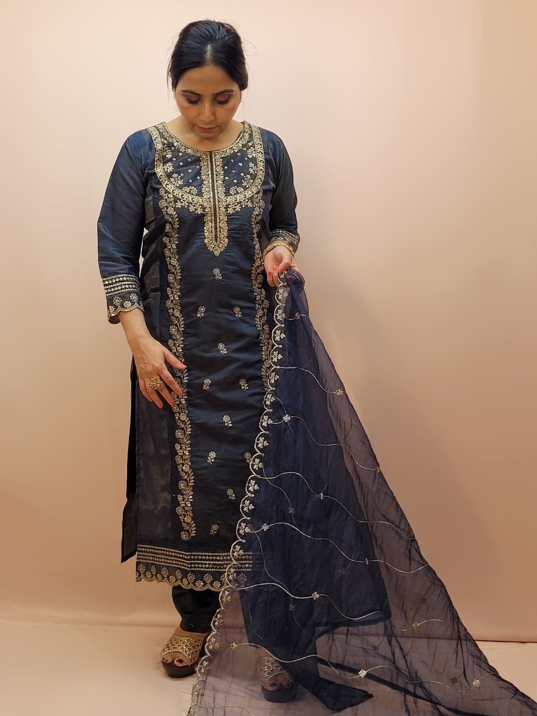 Blue Kurta Set for Women
