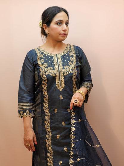 Blue Kurta Set for Women