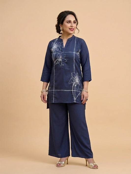 Blue Coord Set for Women