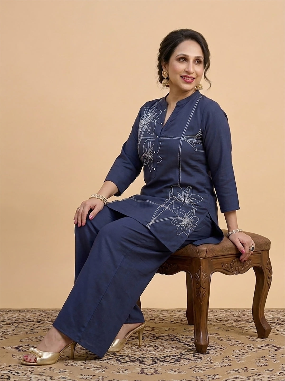 Blue Coord Set for Women