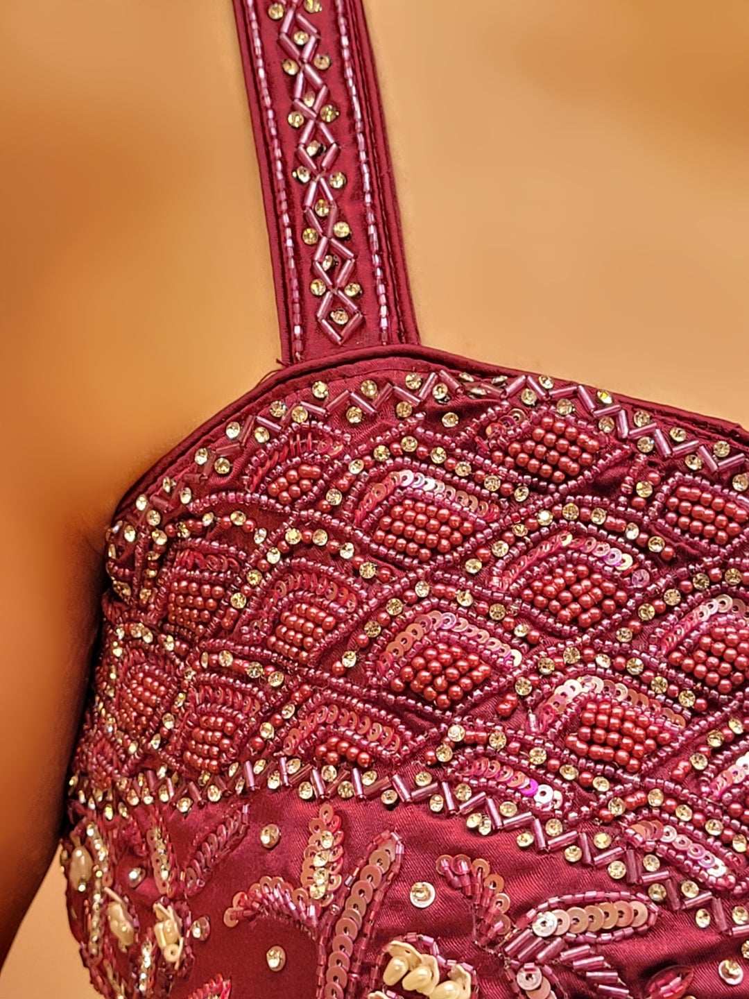 Designer Wedding and Party Wear Purple Lehenga For Women. Ready to Wear. Heavy Handwork Crop Top.