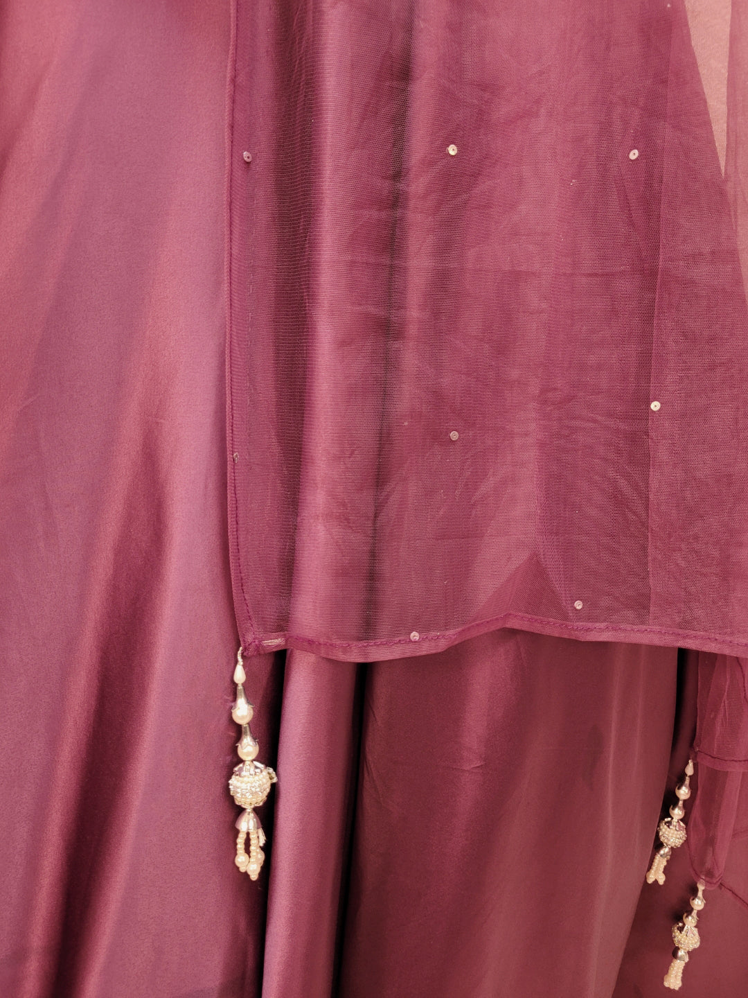 Designer Wedding and Party Wear Purple Lehenga For Women. Ready to Wear. Heavy Handwork Crop Top.