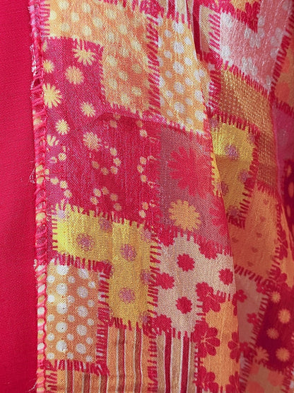 Pink Kurti Pant Set with Digital Print Dupatta