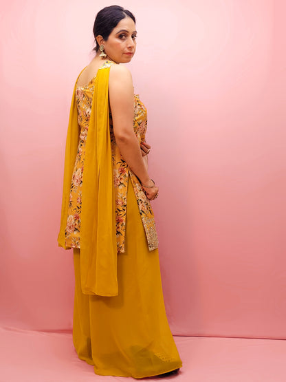 Silk Blend Haldi Outfit for Women