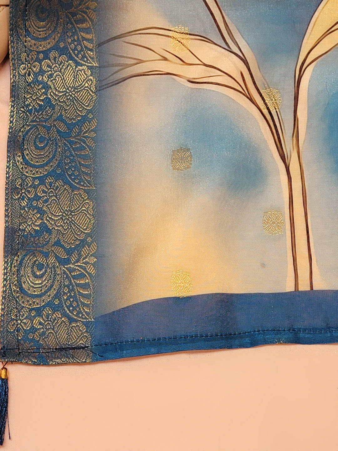 Silk Blend Party Wear Kurta Set for Women