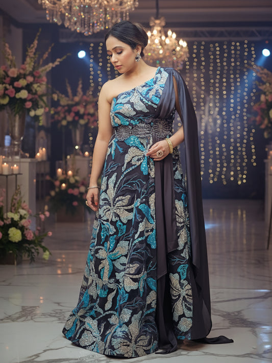 Wedding and Cocktail Sequinned Party Dress for Women