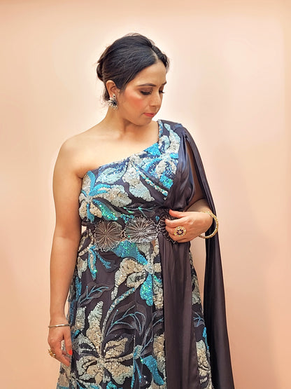Wedding and Cocktail Sequinned Party Dress for Women