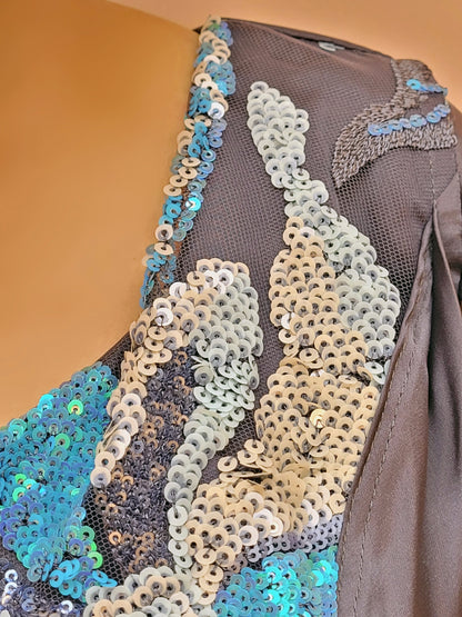 Wedding and Cocktail Sequinned Party Dress for Women