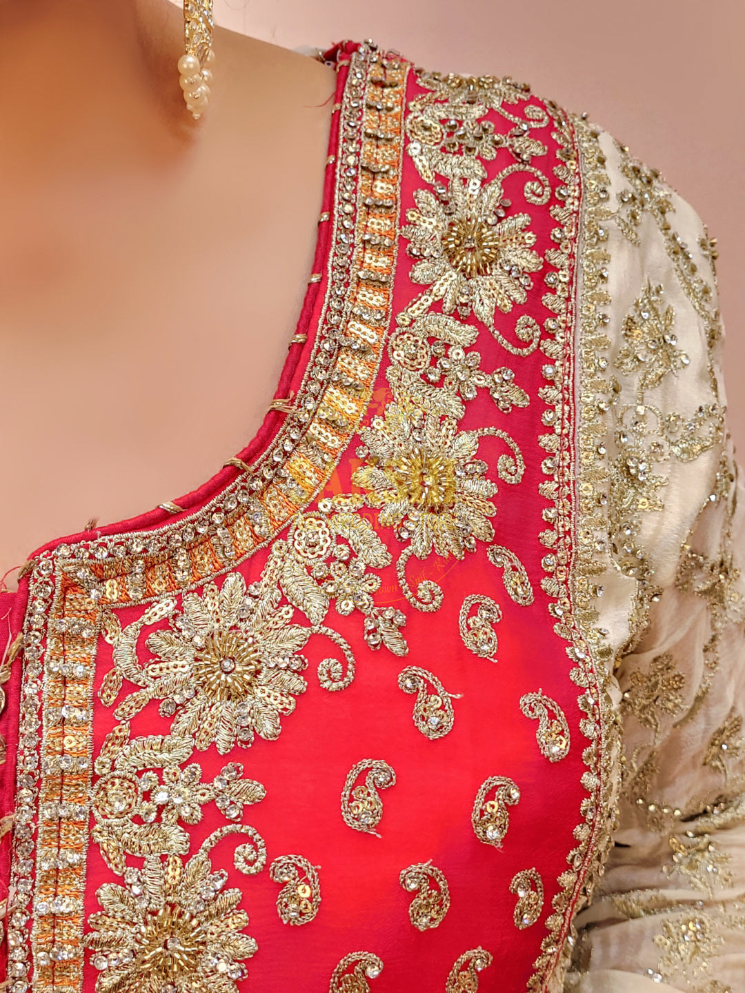 Heavy Embroidered Pakistani Sharara Suit