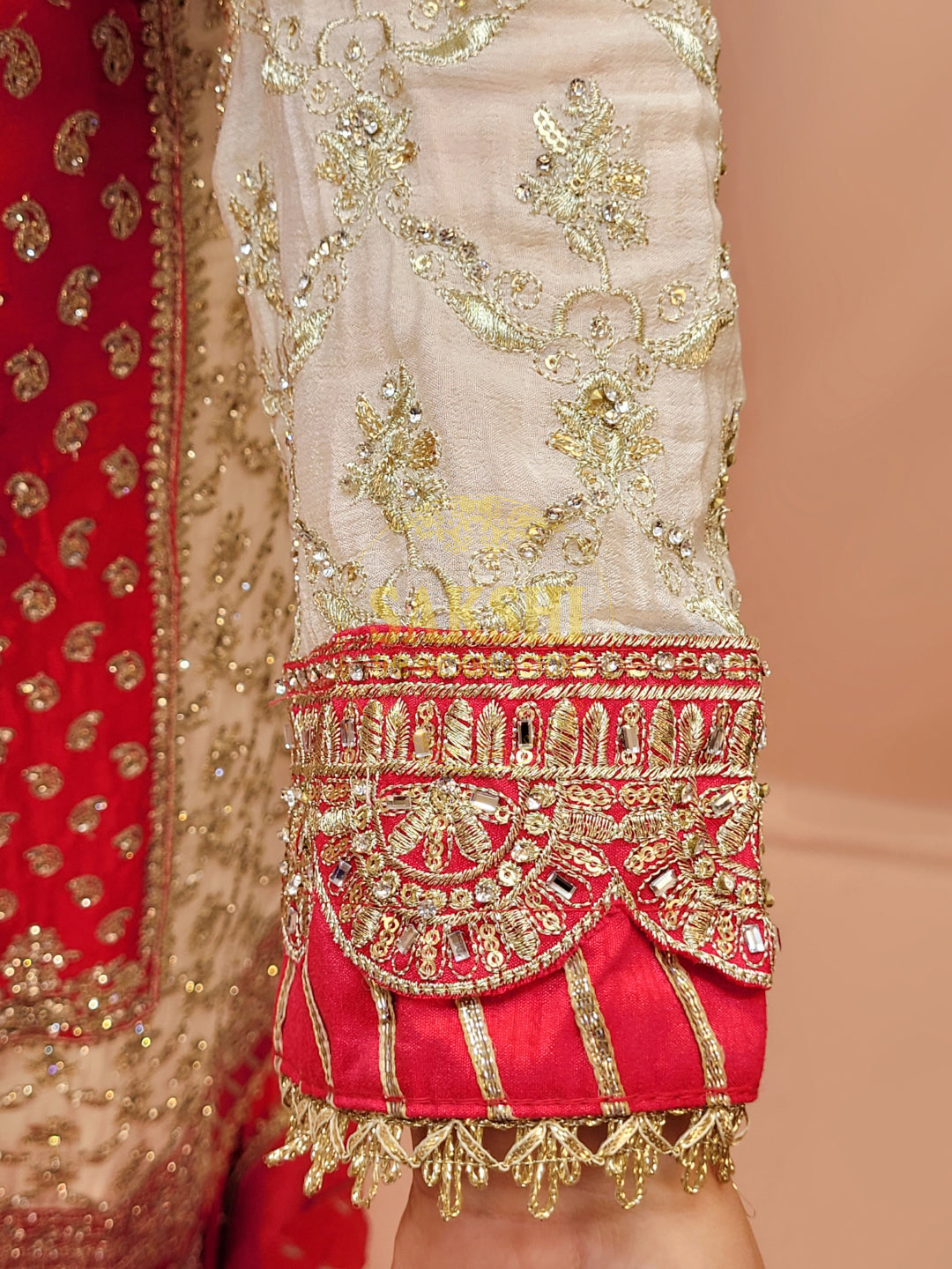 Heavy Embroidered Pakistani Sharara Suit