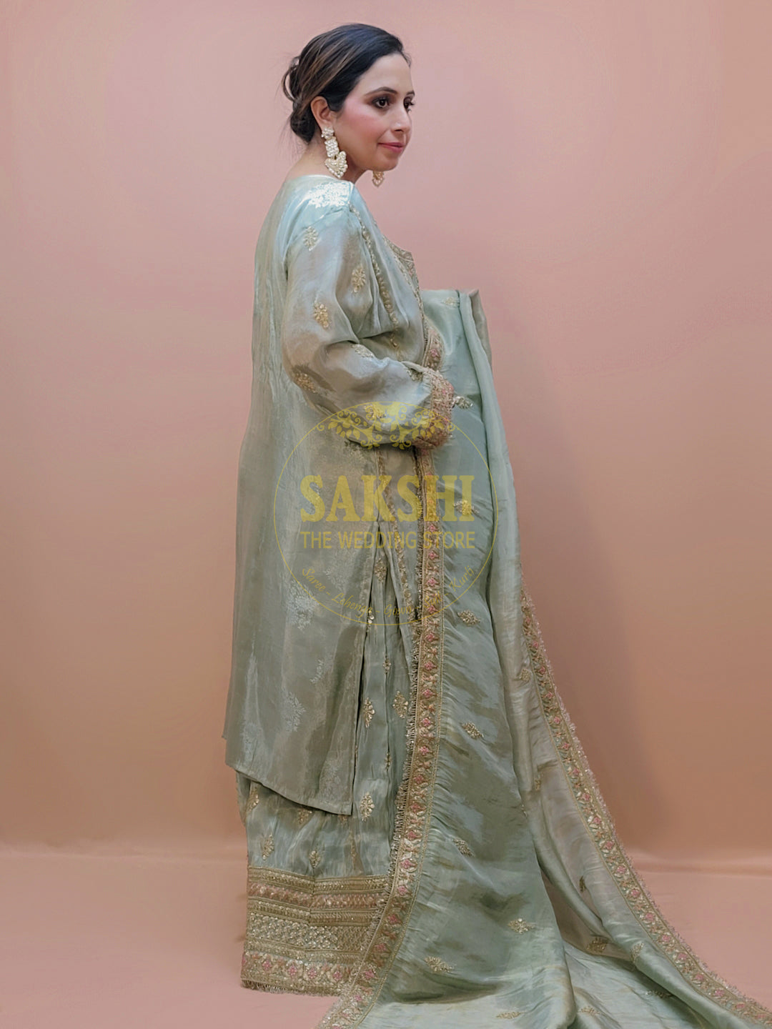 Heavy Embroidered Pakistani Kurta Set for Women