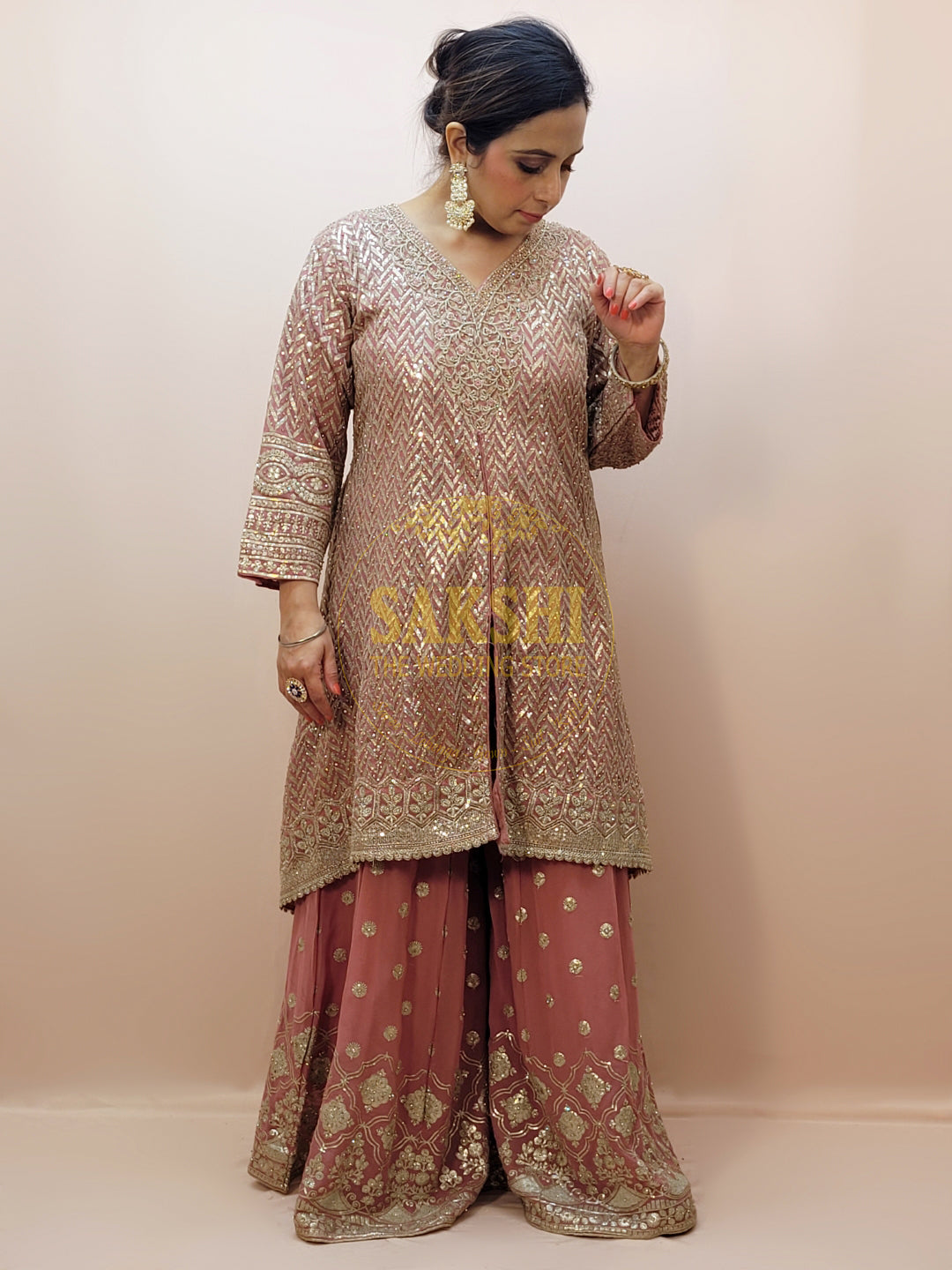 Heavy Wedding Pakistani Sharara Suit for Women