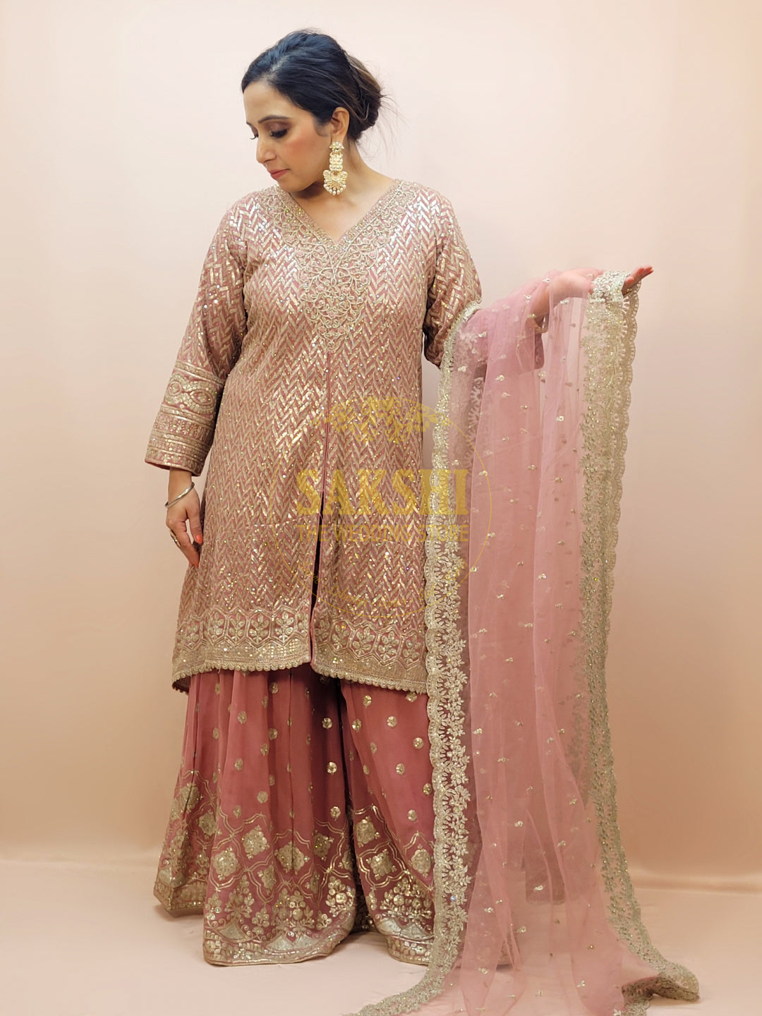 Heavy Wedding Pakistani Sharara Suit for Women