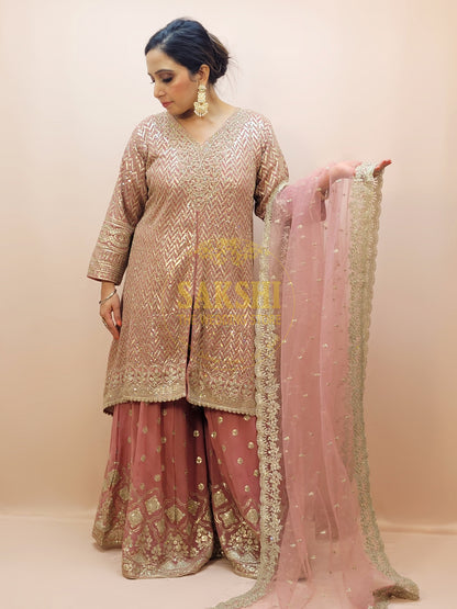 Heavy Wedding Pakistani Sharara Suit for Women