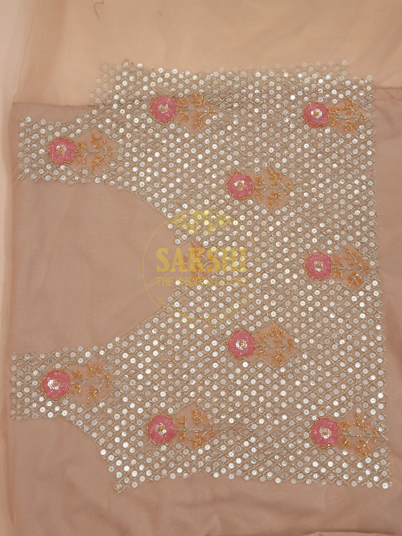 Ivory Water Sequins Lehenga