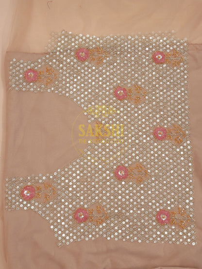 Ivory Water Sequins Lehenga