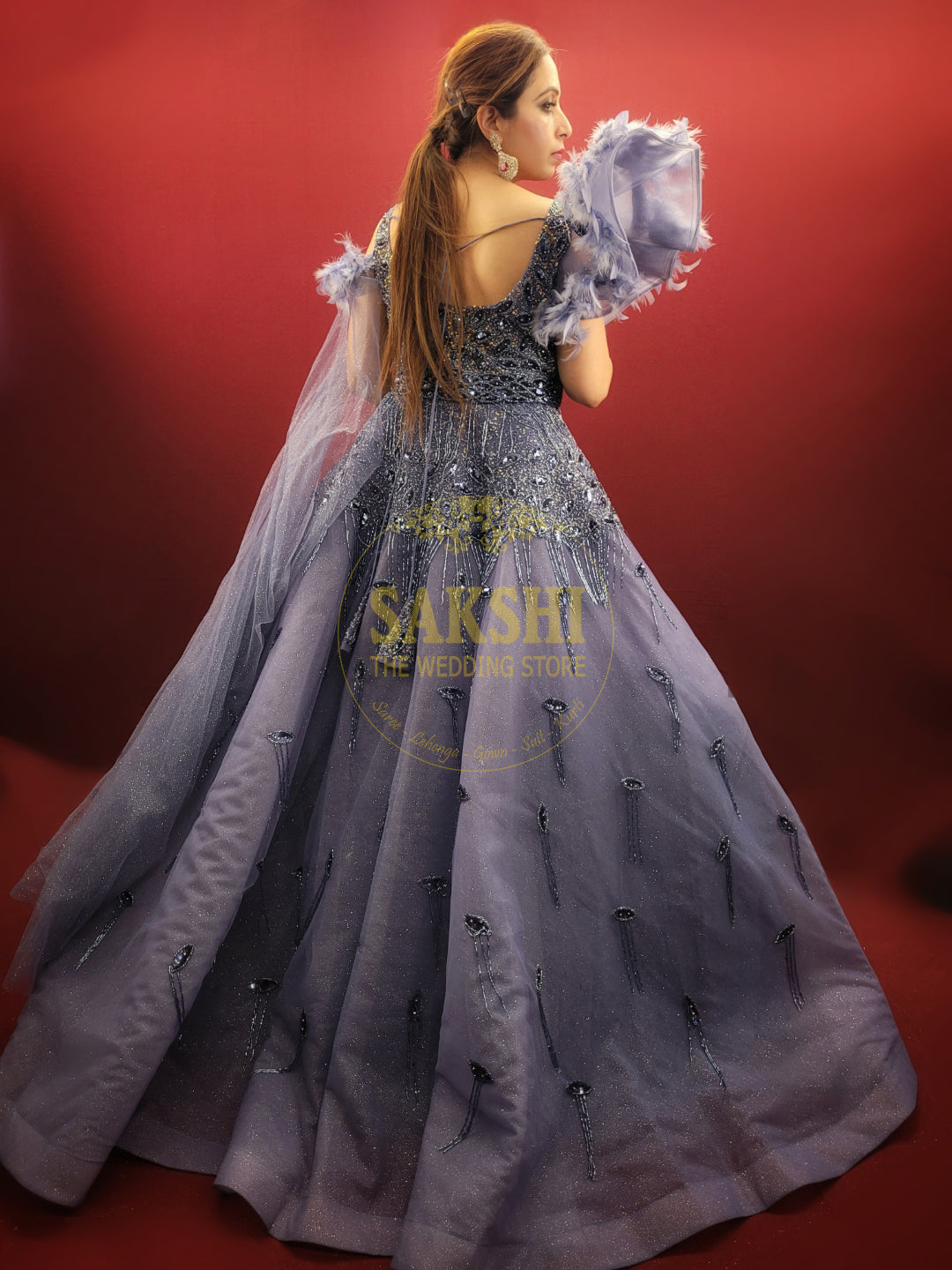 Pastel Gown for Engagement and Cocktail Parties - Main Image