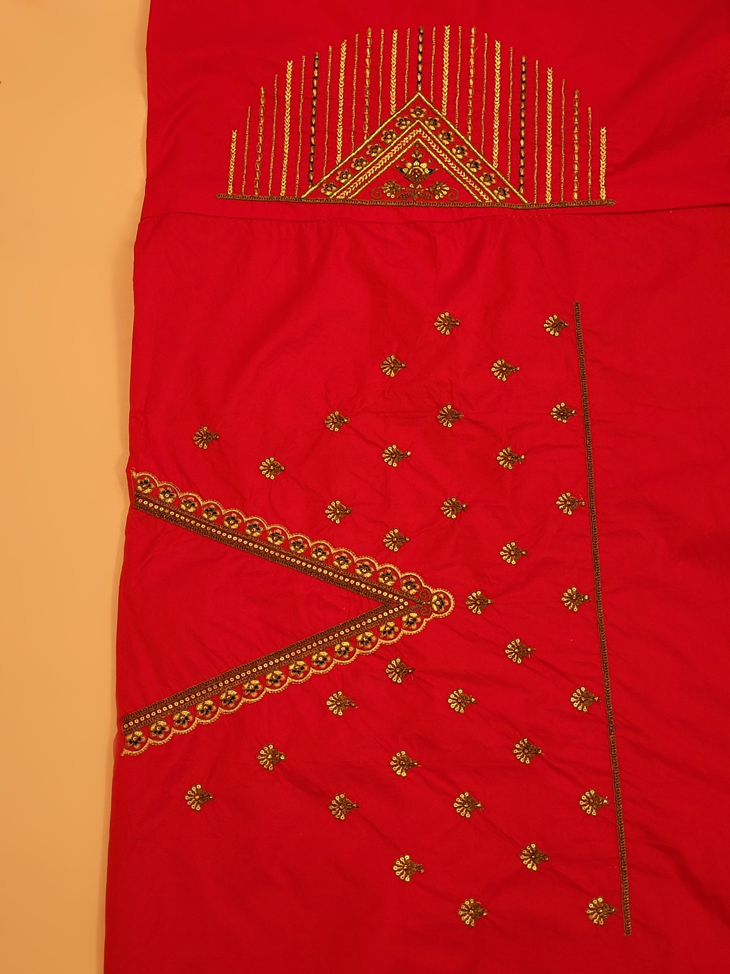Blue Banarasi Unstitched Lehenga Set